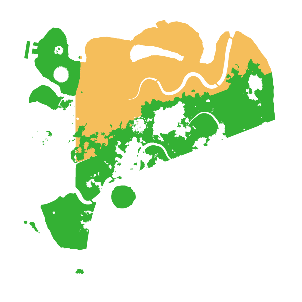 Biome Rust Map: Procedural Map, Size: 3500, Seed: 804216044