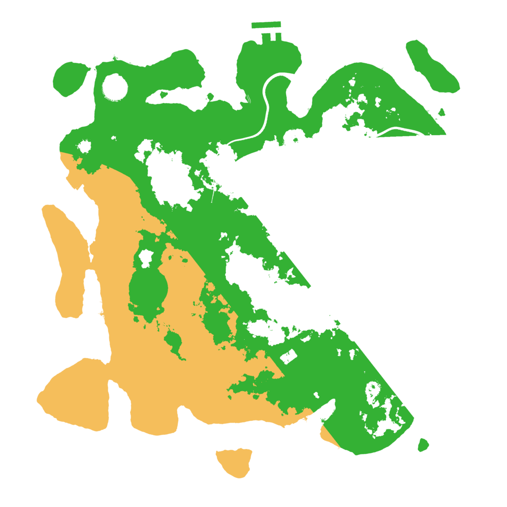 Biome Rust Map: Procedural Map, Size: 3500, Seed: 4748520