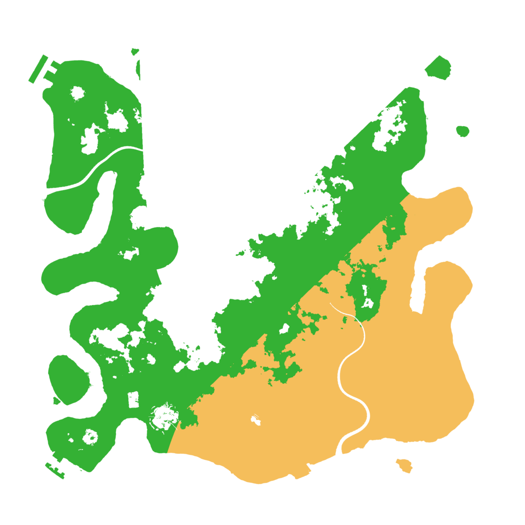 Biome Rust Map: Procedural Map, Size: 3500, Seed: 1881582909