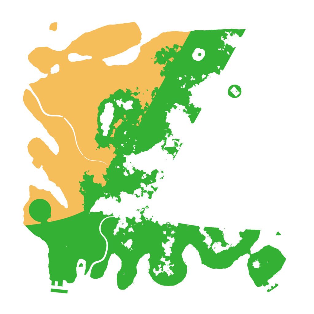 Biome Rust Map: Procedural Map, Size: 3750, Seed: 729013415