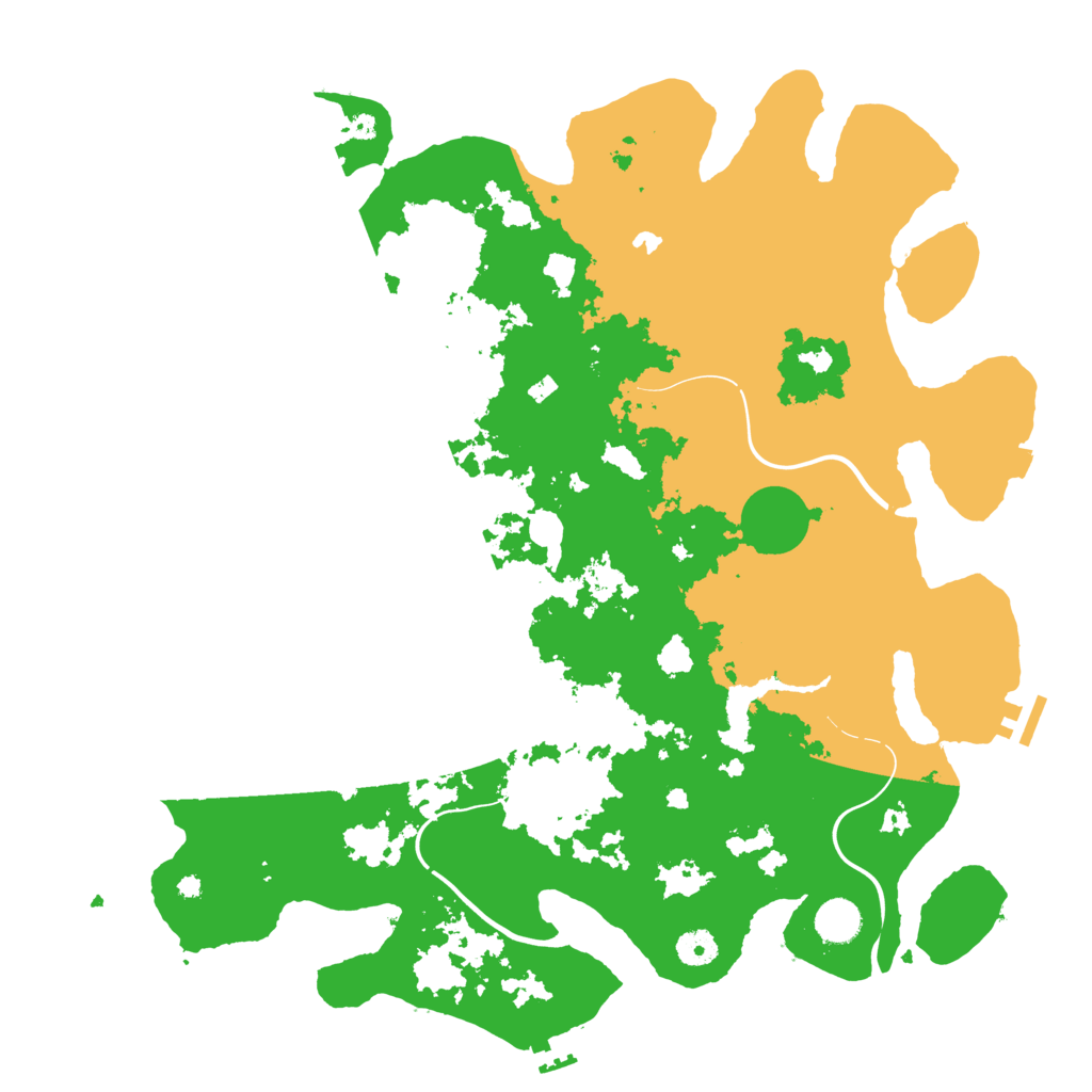 Biome Rust Map: Procedural Map, Size: 4250, Seed: 251450