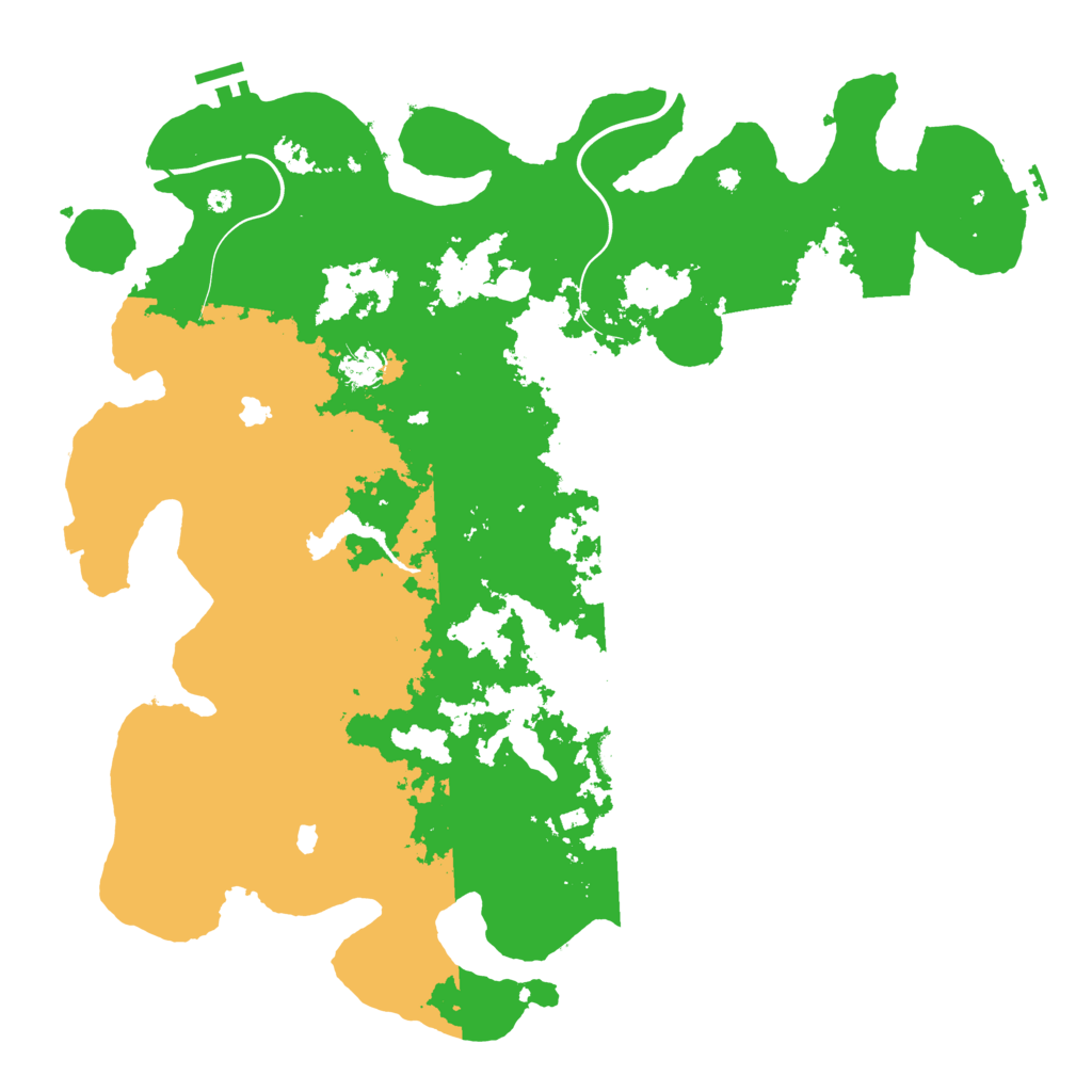 Biome Rust Map: Procedural Map, Size: 4500, Seed: 1758526013