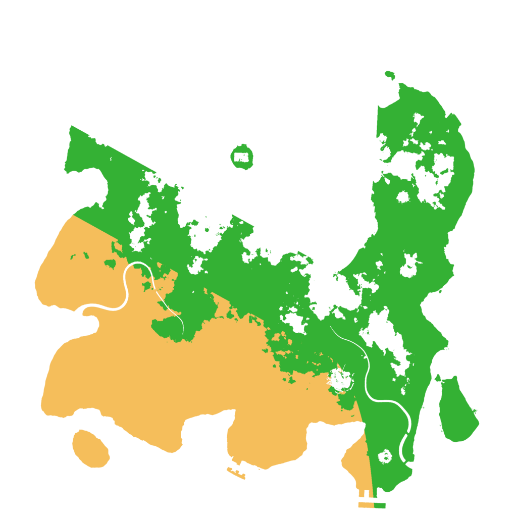 Biome Rust Map: Procedural Map, Size: 3850, Seed: 19612273