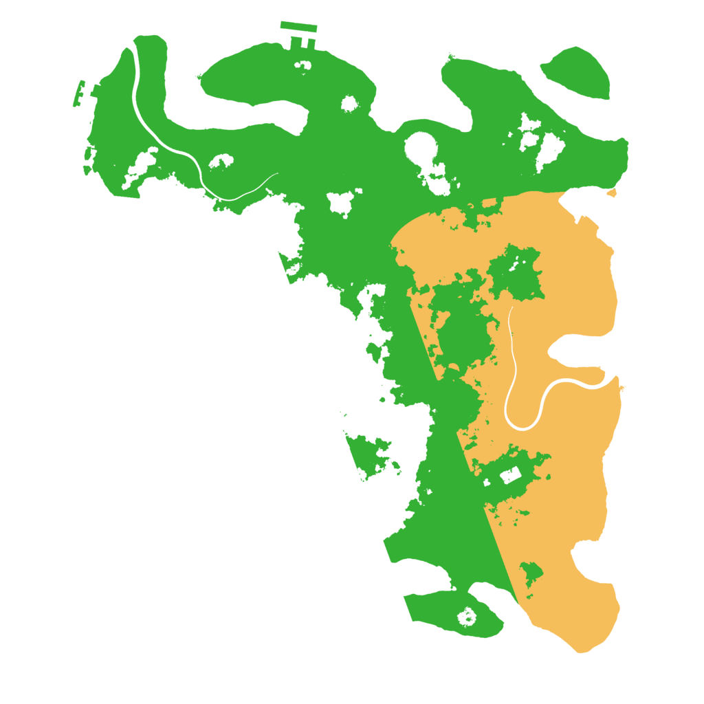 Biome Rust Map: Procedural Map, Size: 3900, Seed: 638201204