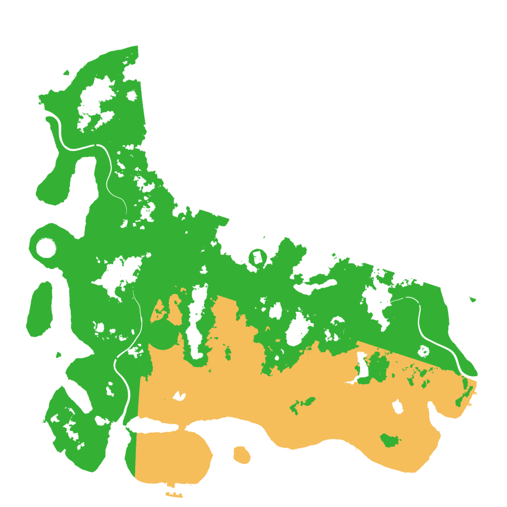 Biome Rust Map: Procedural Map, Size: 4500, Seed: 315686149