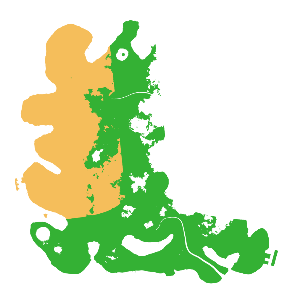 Biome Rust Map: Procedural Map, Size: 3800, Seed: 959310419