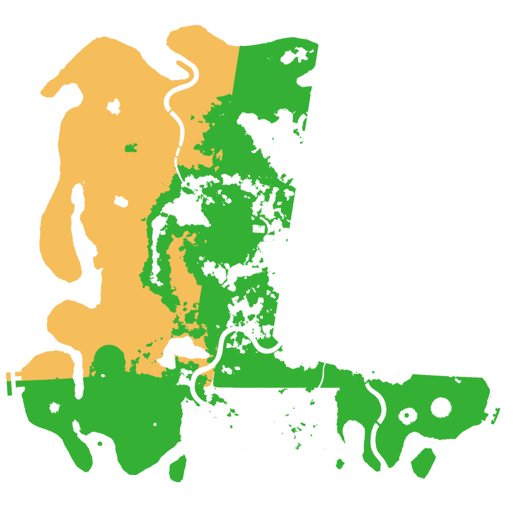 Biome Rust Map: Procedural Map, Size: 4500, Seed: 72141343
