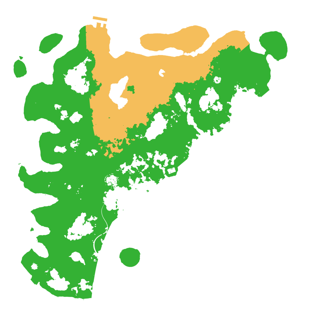 Biome Rust Map: Procedural Map, Size: 4500, Seed: 1248364203