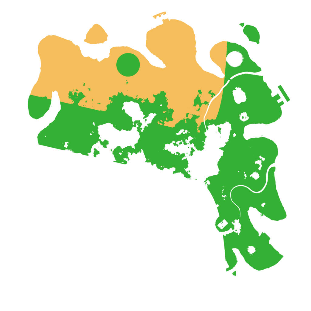 Biome Rust Map: Procedural Map, Size: 3500, Seed: 1356294553