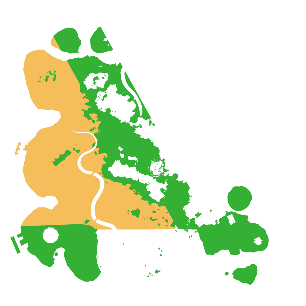 Biome Rust Map: Procedural Map, Size: 3500, Seed: 789900140