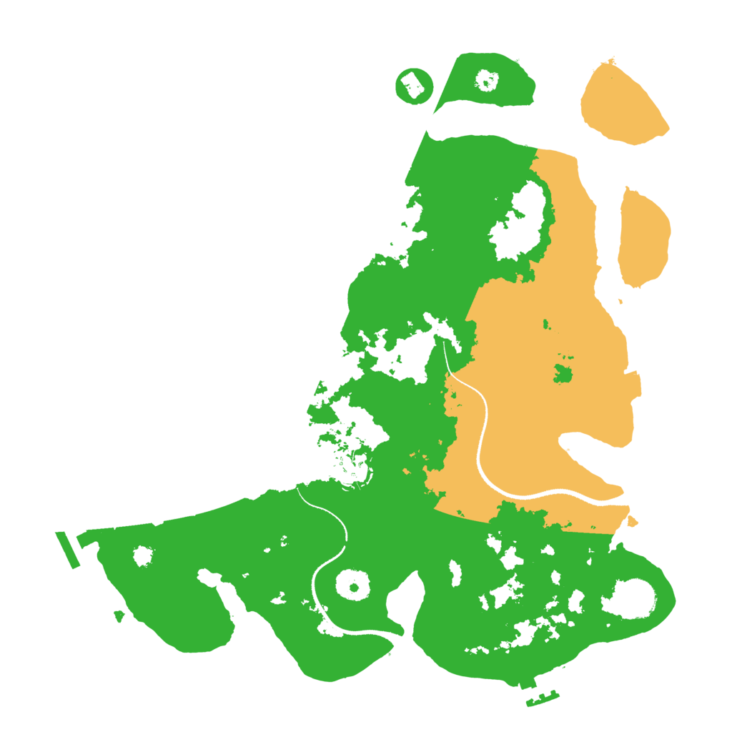 Biome Rust Map: Procedural Map, Size: 3300, Seed: 1348498978