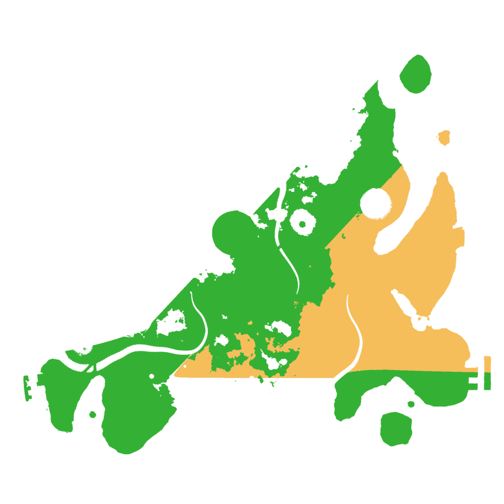 Biome Rust Map: Procedural Map, Size: 3000, Seed: 998468880