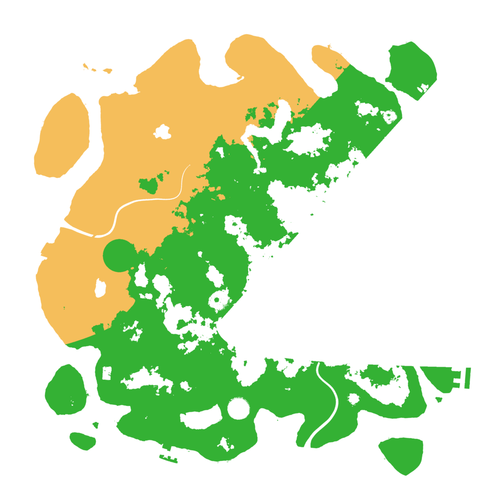 Biome Rust Map: Procedural Map, Size: 4000, Seed: 288461209