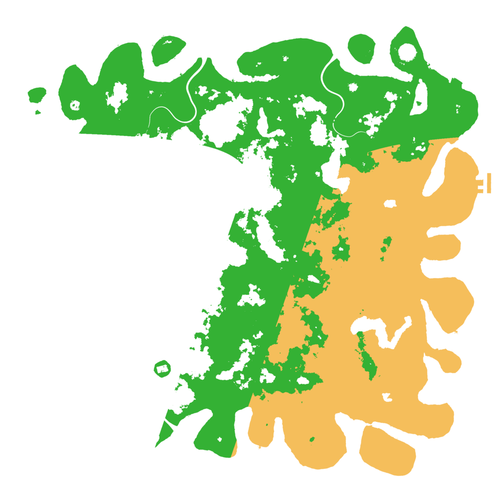 Biome Rust Map: Procedural Map, Size: 5000, Seed: 574636