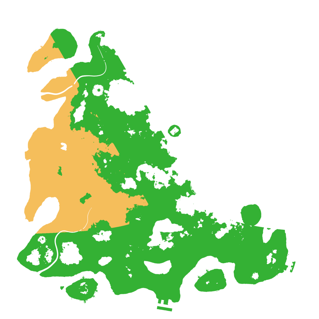 Biome Rust Map: Procedural Map, Size: 4250, Seed: 73535