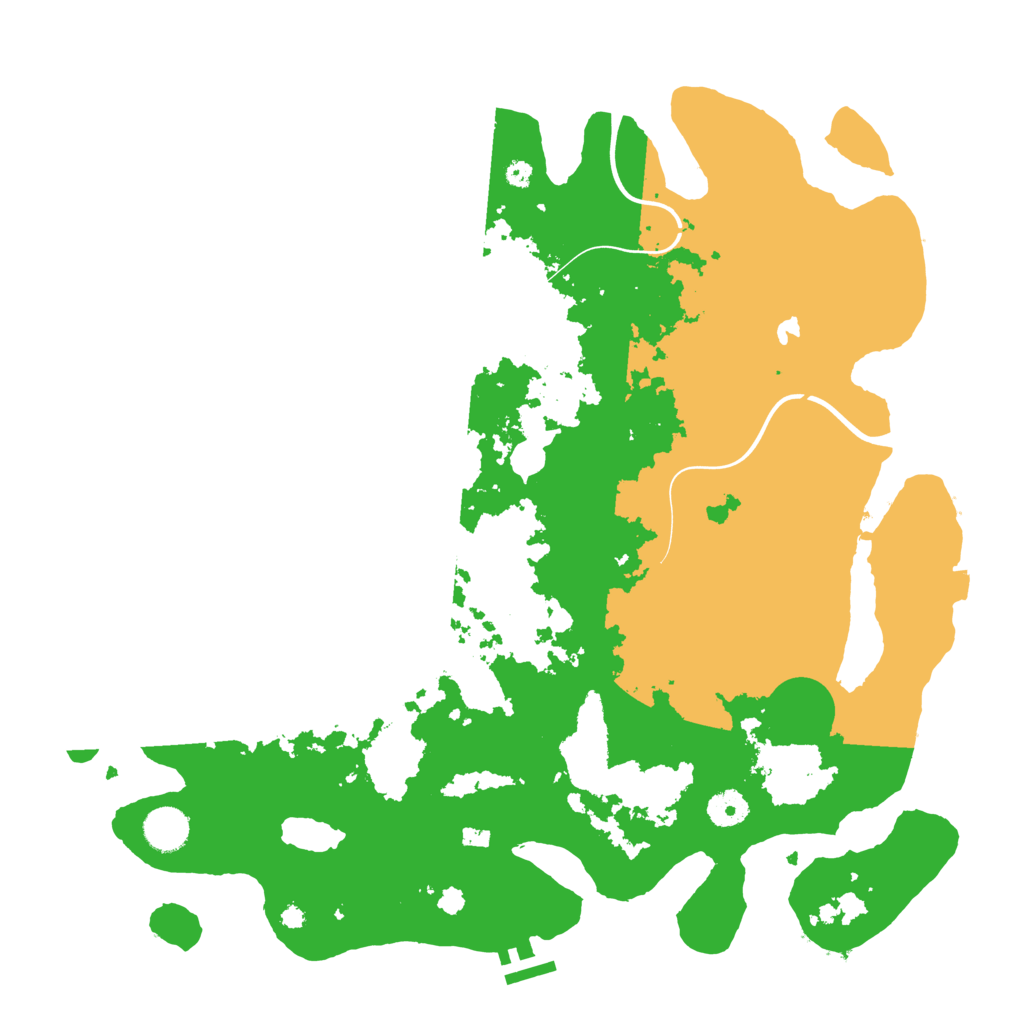 Biome Rust Map: Procedural Map, Size: 4000, Seed: 1709069861