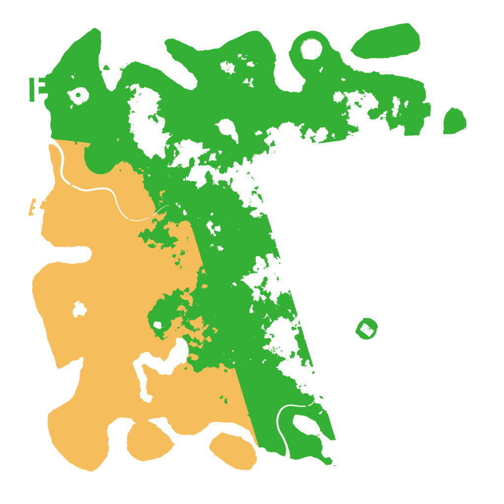 Biome Rust Map: Procedural Map, Size: 4250, Seed: 2560988