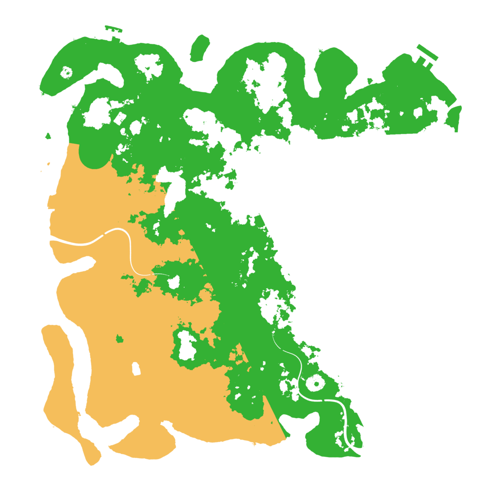 Biome Rust Map: Procedural Map, Size: 4250, Seed: 55588669