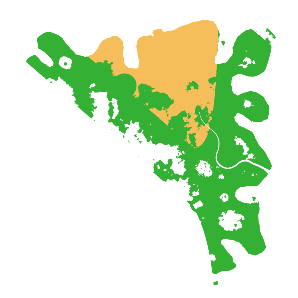 Biome Rust Map: Procedural Map, Size: 3500, Seed: 1073119603