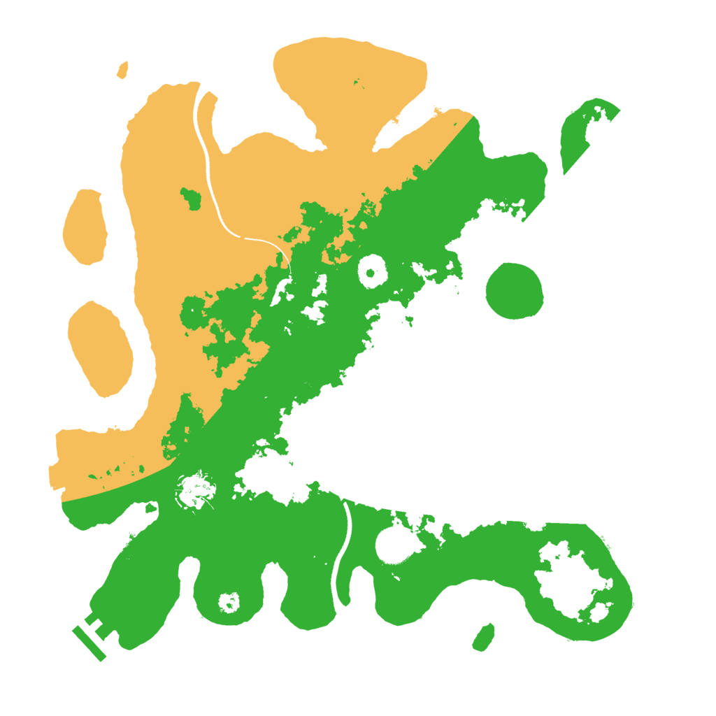 Biome Rust Map: Procedural Map, Size: 3400, Seed: 205071808