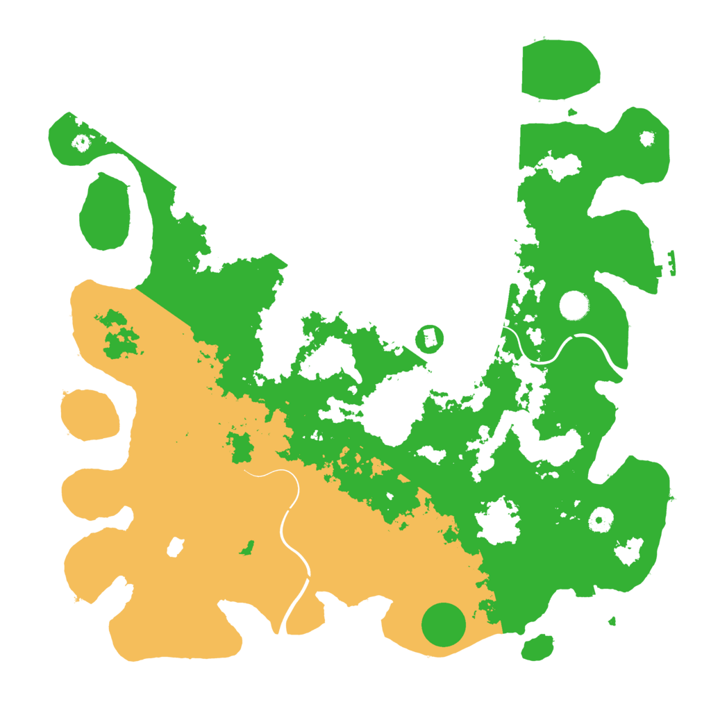 Biome Rust Map: Procedural Map, Size: 4250, Seed: 552233666