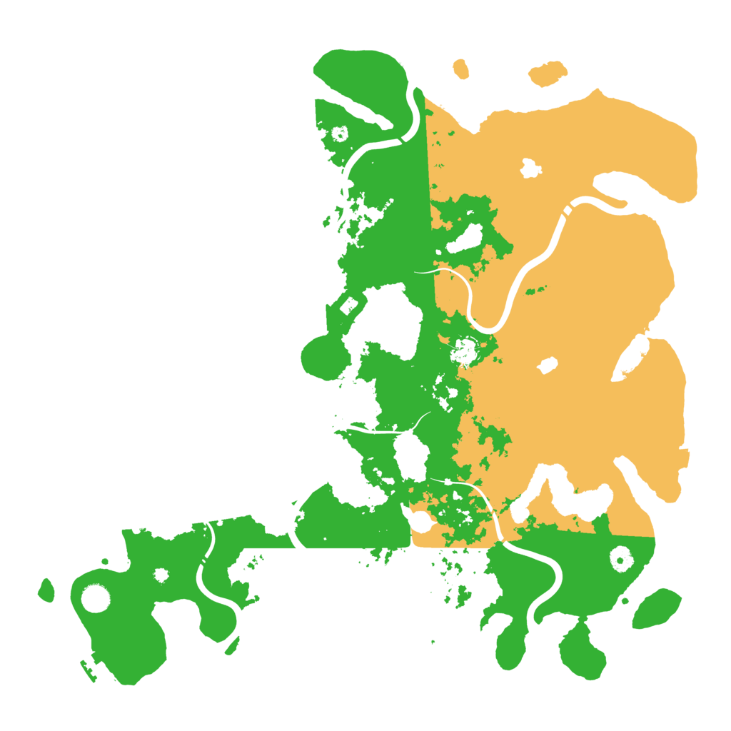 Biome Rust Map: Procedural Map, Size: 4500, Seed: 642257