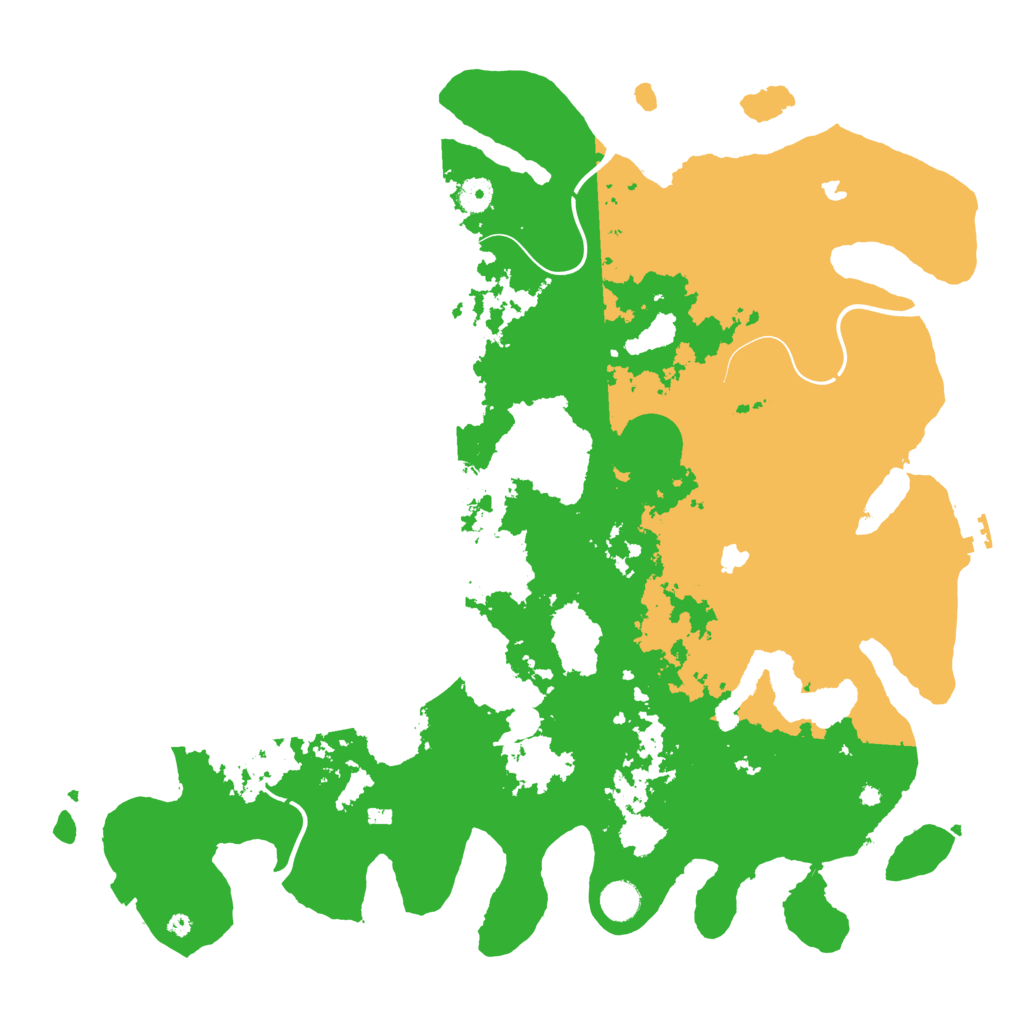 Biome Rust Map: Procedural Map, Size: 4500, Seed: 642257