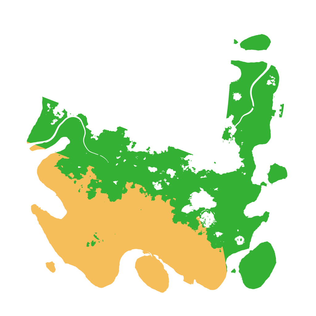 Biome Rust Map: Procedural Map, Size: 3500, Seed: 1284722280