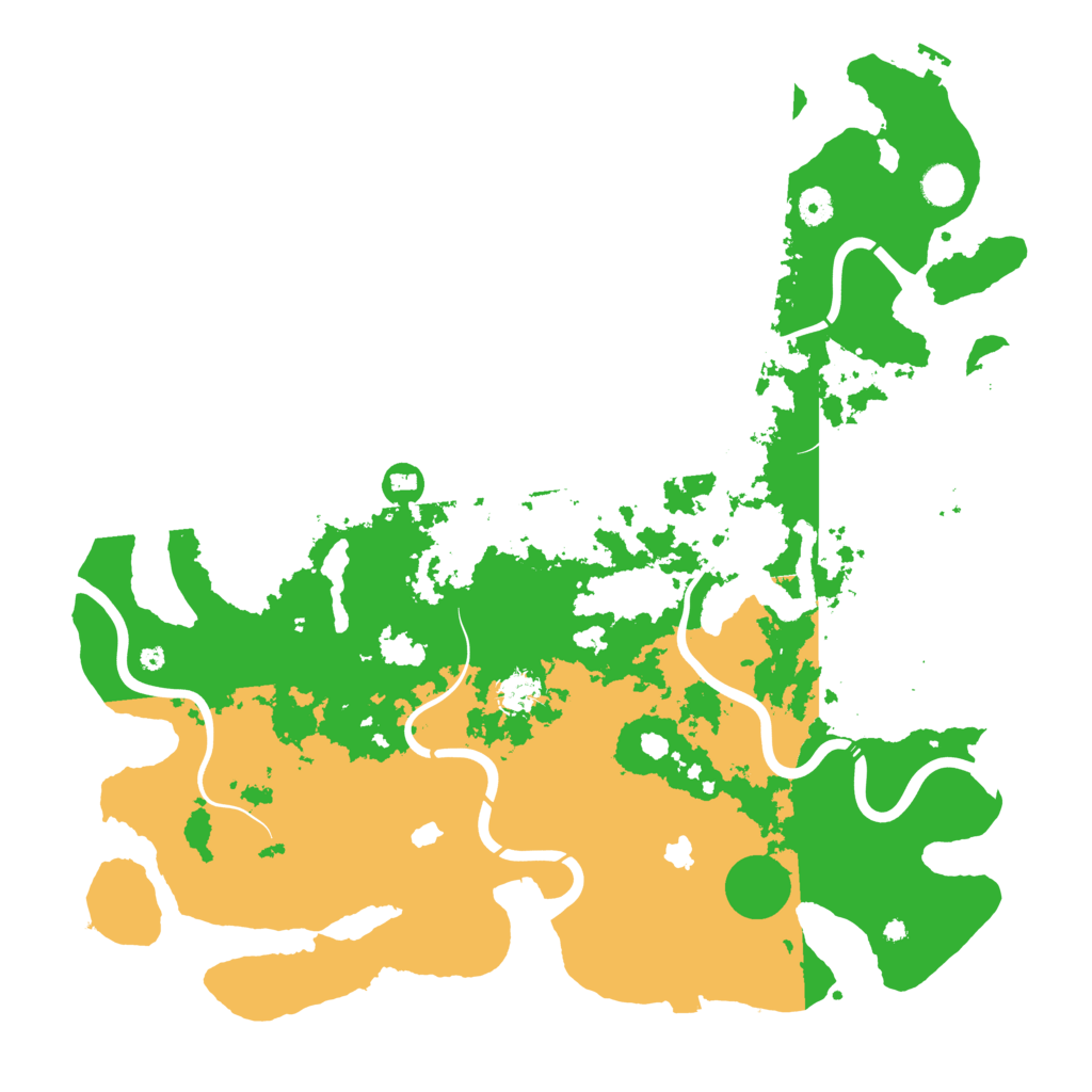 Biome Rust Map: Procedural Map, Size: 4500, Seed: 1340084924