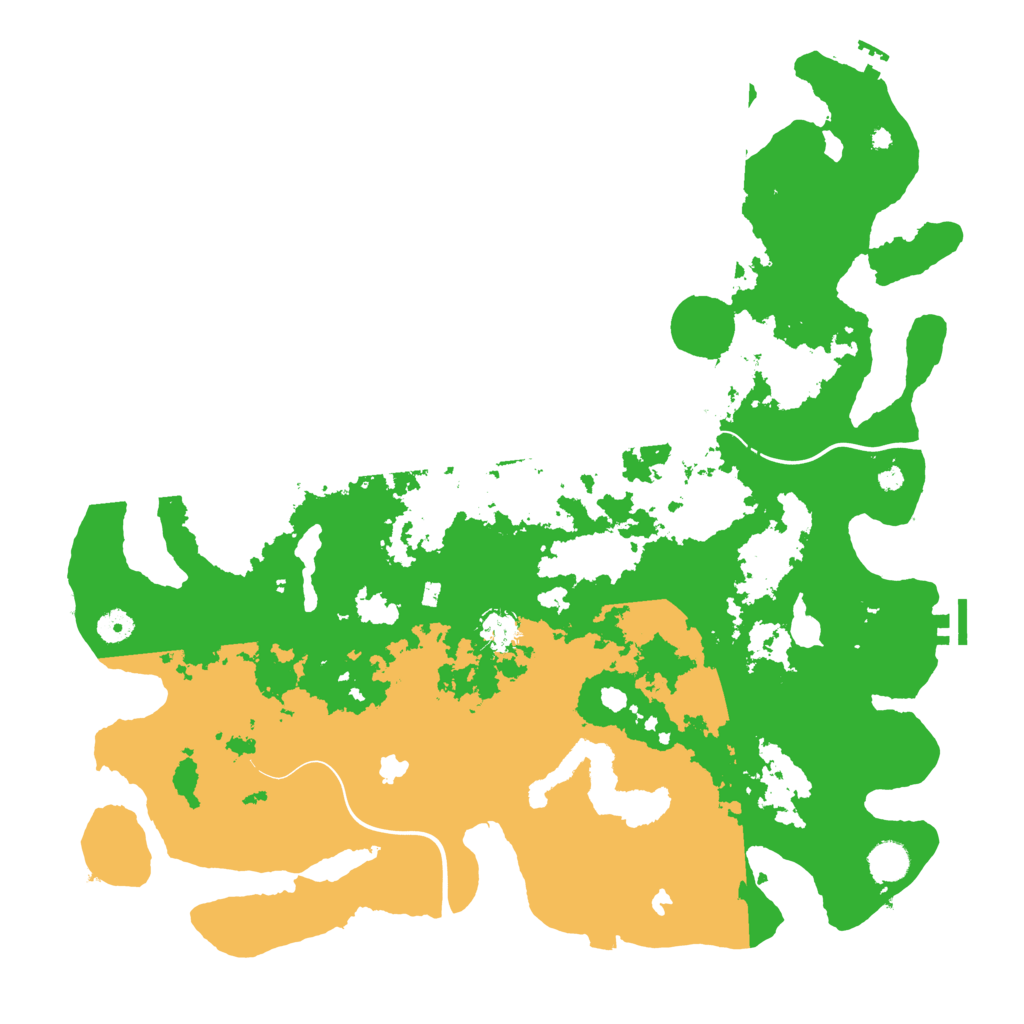 Biome Rust Map: Procedural Map, Size: 4500, Seed: 1340084924