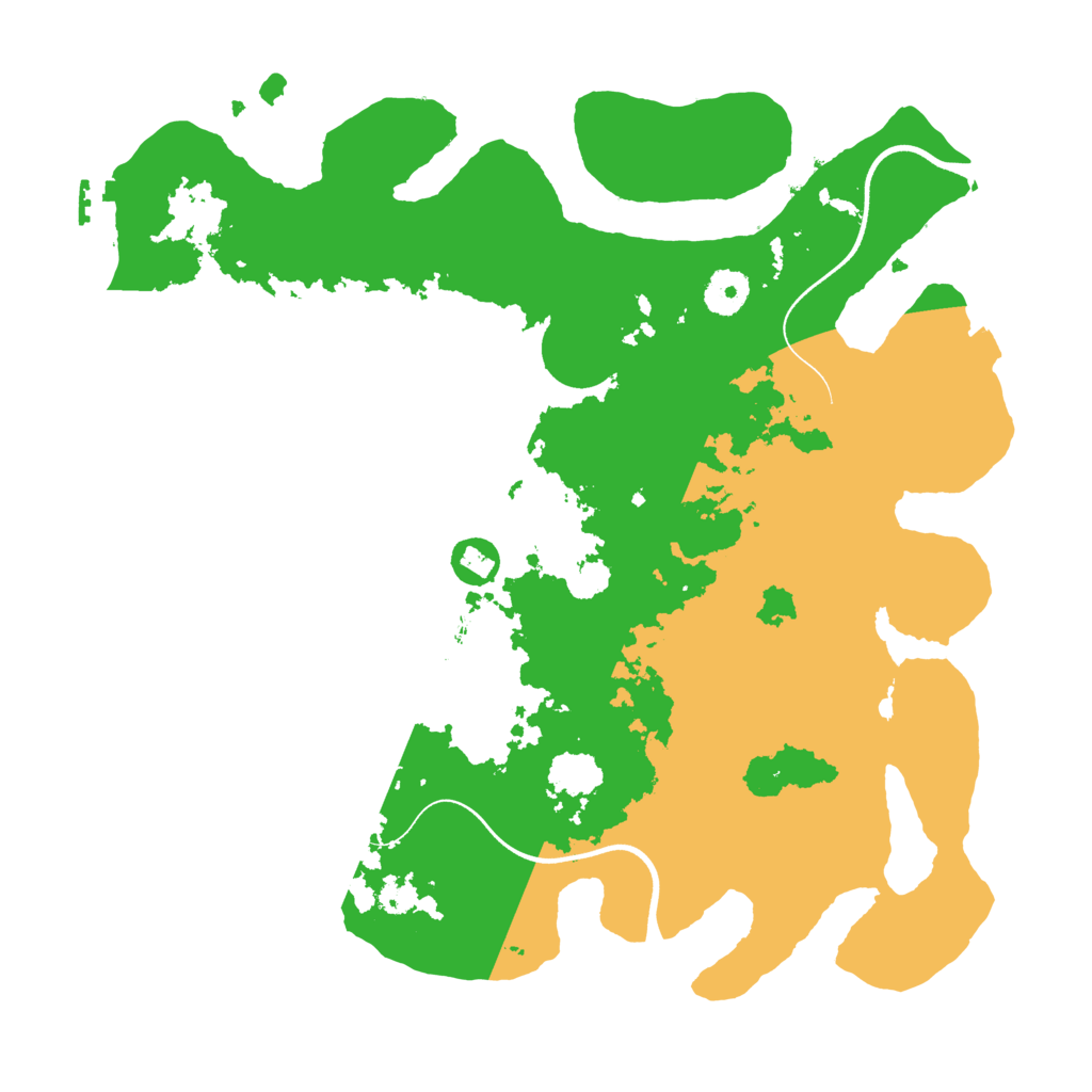 Biome Rust Map: Procedural Map, Size: 3650, Seed: 17102024