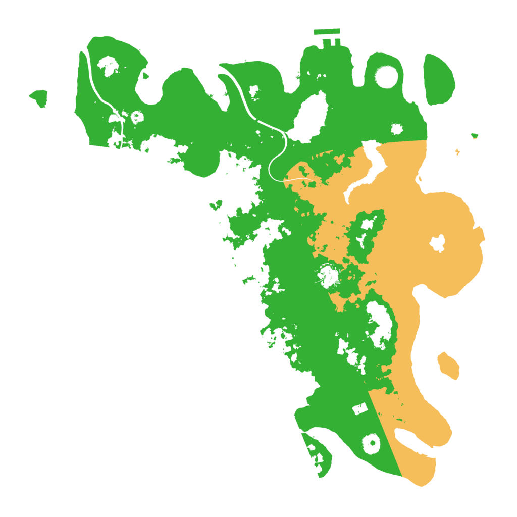 Biome Rust Map: Procedural Map, Size: 4000, Seed: 694949