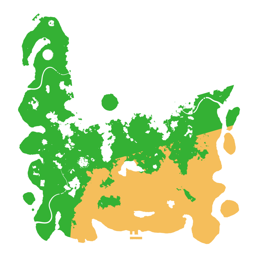 Biome Rust Map: Procedural Map, Size: 4250, Seed: 56243878