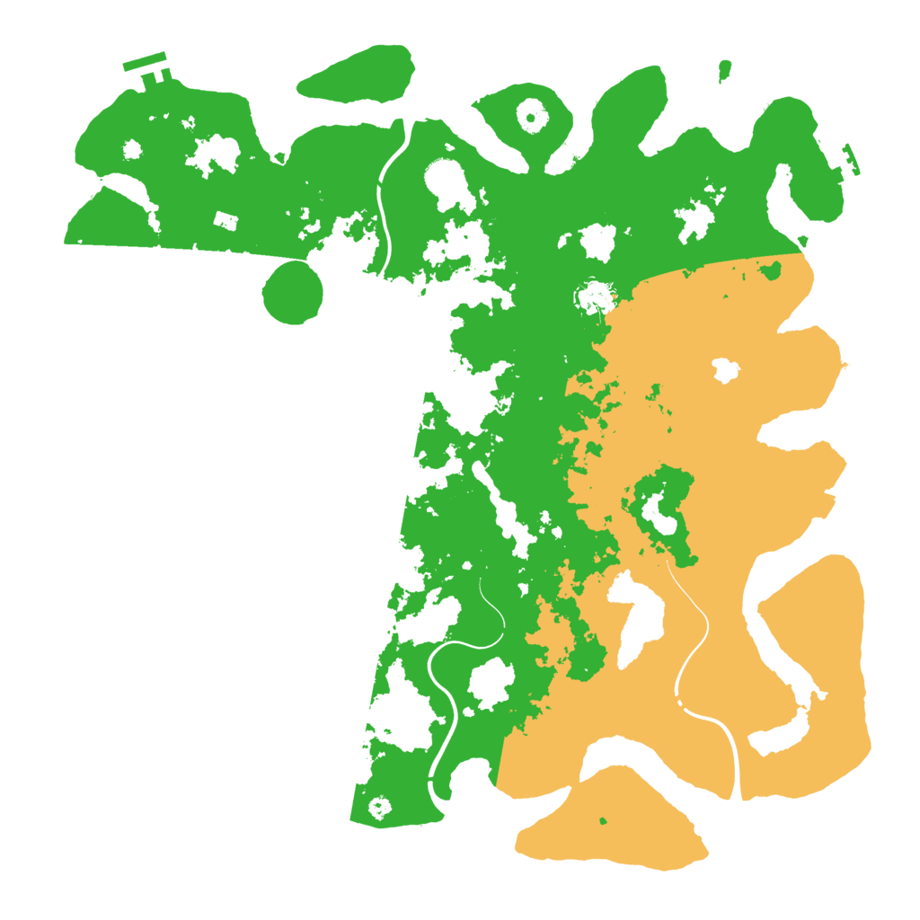 Biome Rust Map: Procedural Map, Size: 4250, Seed: 568671556