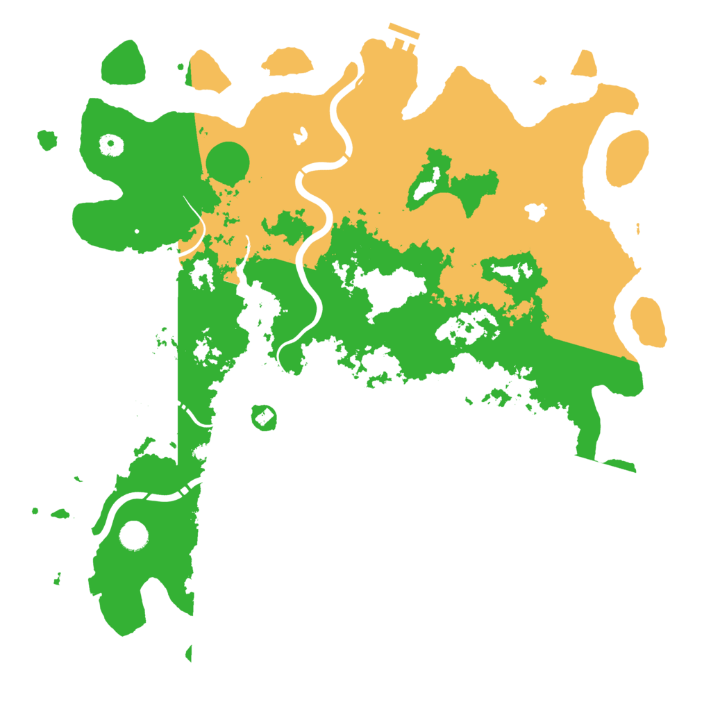 Biome Rust Map: Procedural Map, Size: 4500, Seed: 12927420