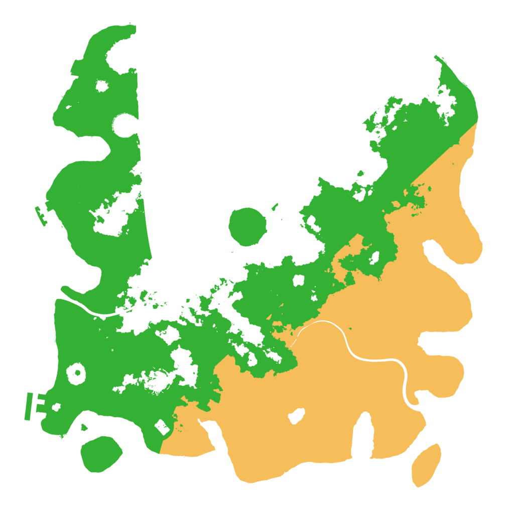 Biome Rust Map: Procedural Map, Size: 3750, Seed: 1374664616