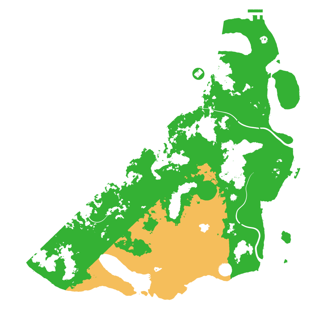 Biome Rust Map: Procedural Map, Size: 4250, Seed: 359705705