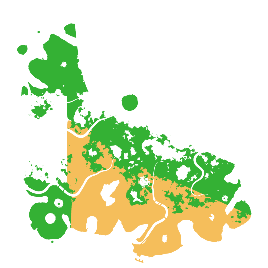 Biome Rust Map: Procedural Map, Size: 4500, Seed: 245887310