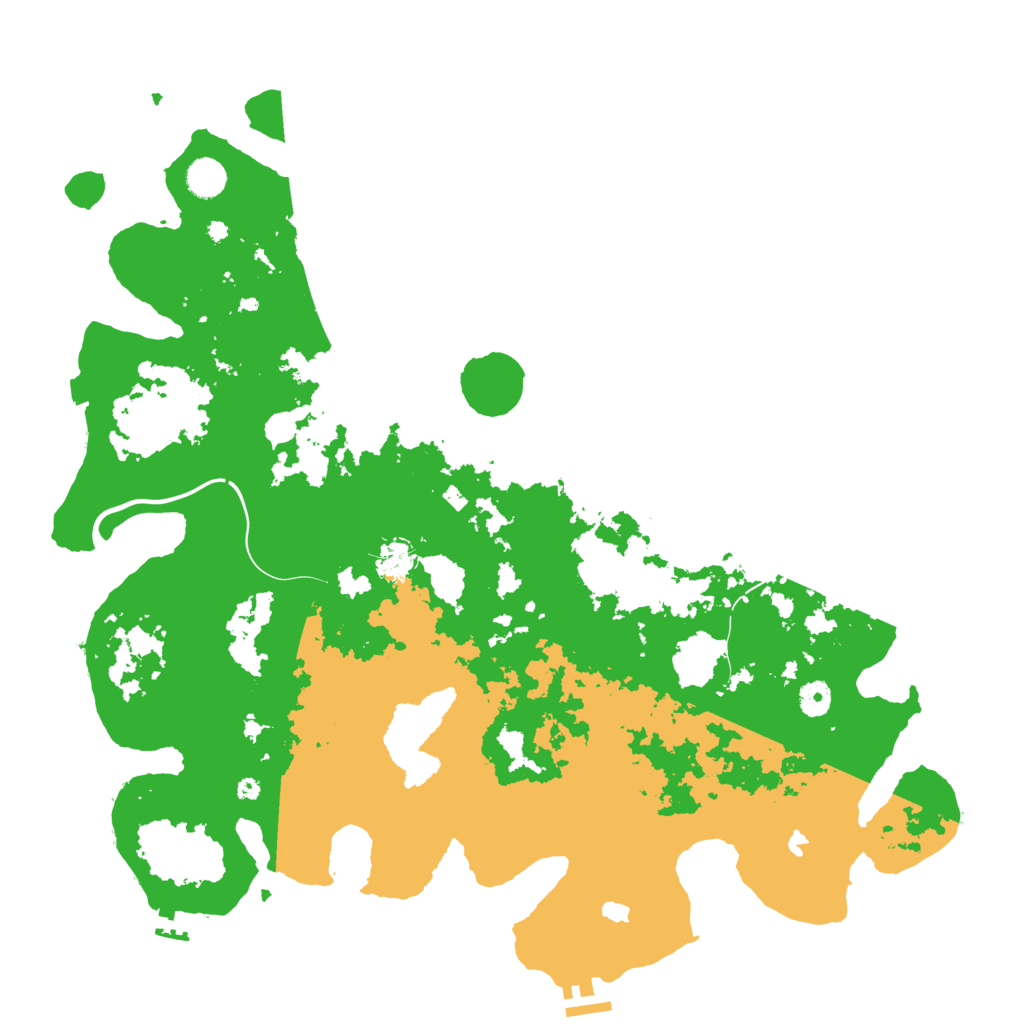 Biome Rust Map: Procedural Map, Size: 4500, Seed: 245887310