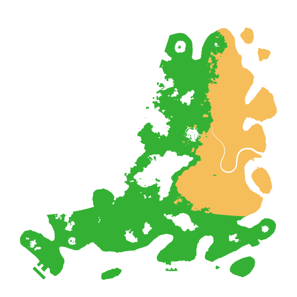 Biome Rust Map: Procedural Map, Size: 3850, Seed: 398537288