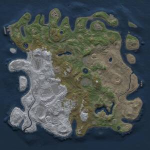 Thumbnail Rust Map: Procedural Map, Size: 4250, Seed: 950319, 16 Monuments