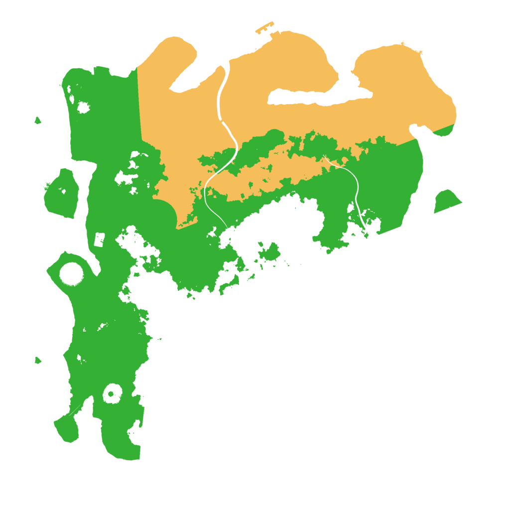 Biome Rust Map: Procedural Map, Size: 3850, Seed: 549462970