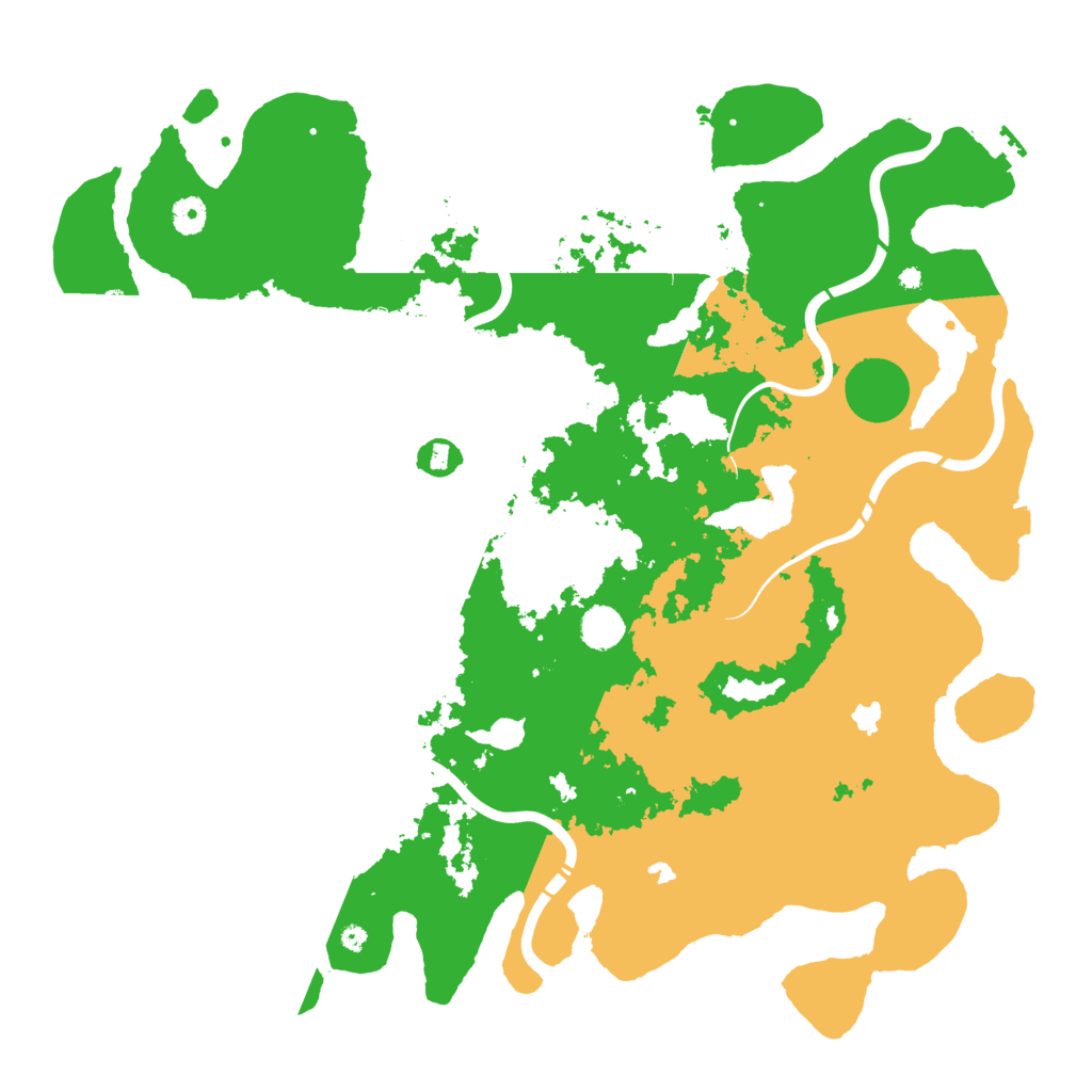 Biome Rust Map: Procedural Map, Size: 4500, Seed: 553930589