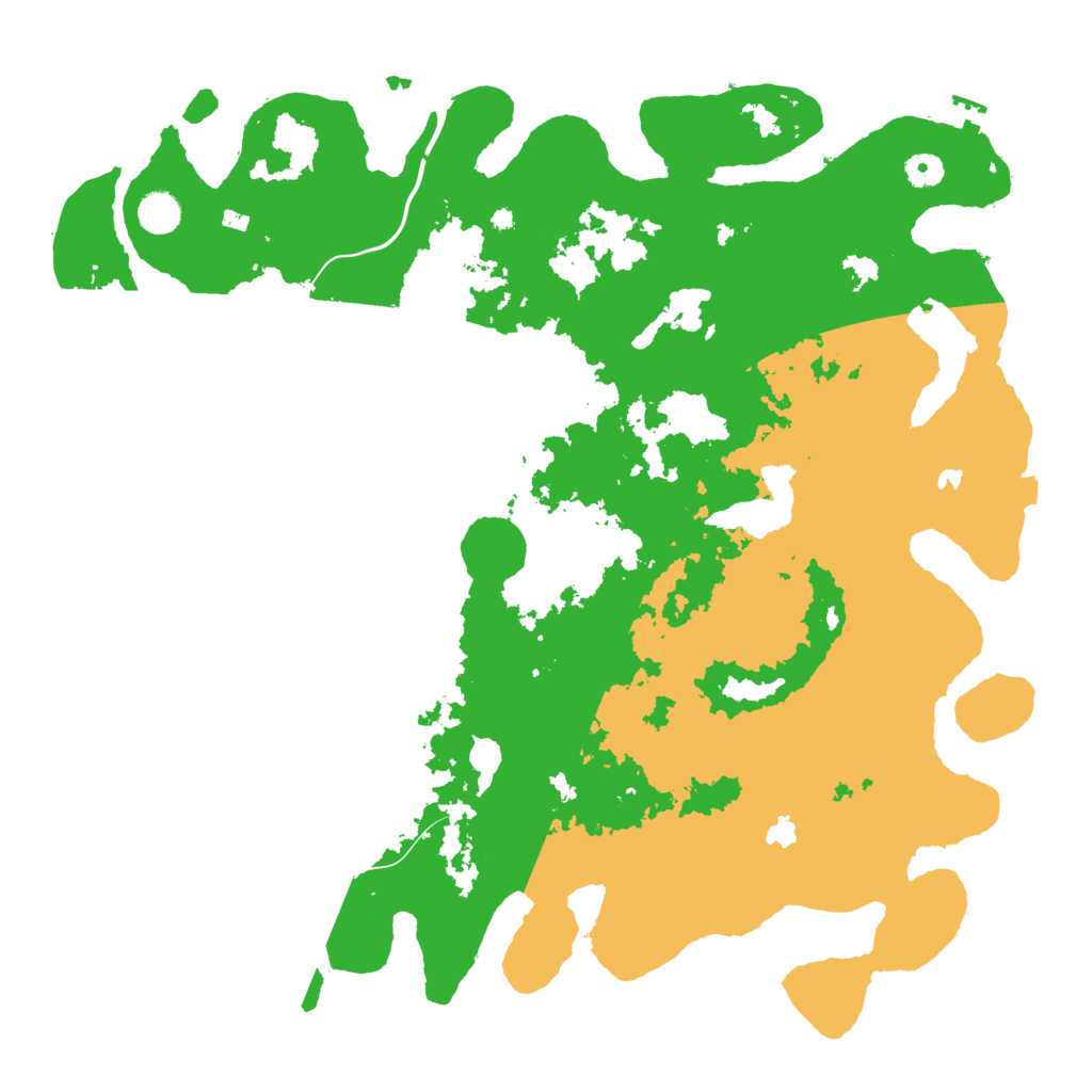 Biome Rust Map: Procedural Map, Size: 4500, Seed: 553930589