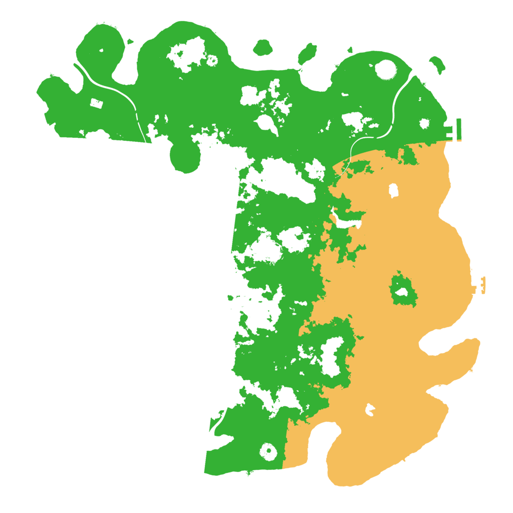 Biome Rust Map: Procedural Map, Size: 4500, Seed: 1689500713