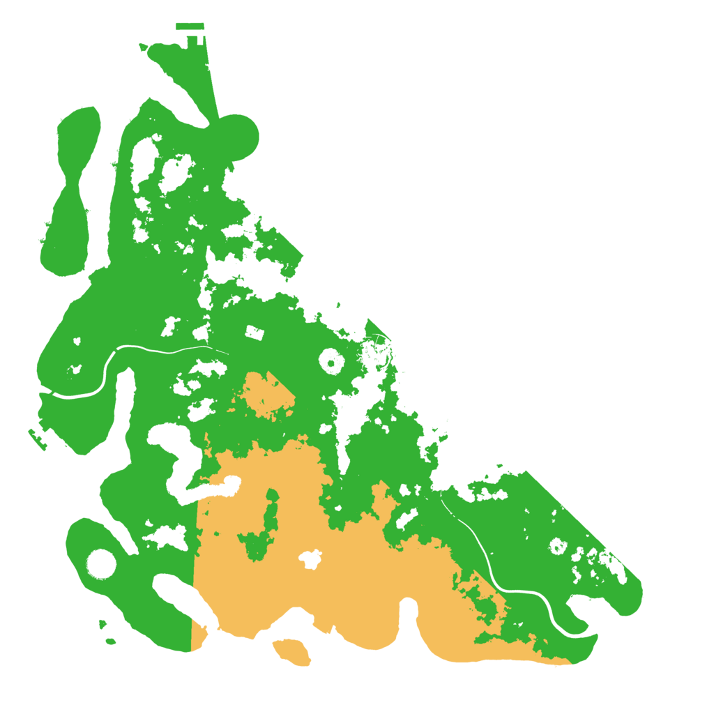 Biome Rust Map: Procedural Map, Size: 4250, Seed: 1858094767