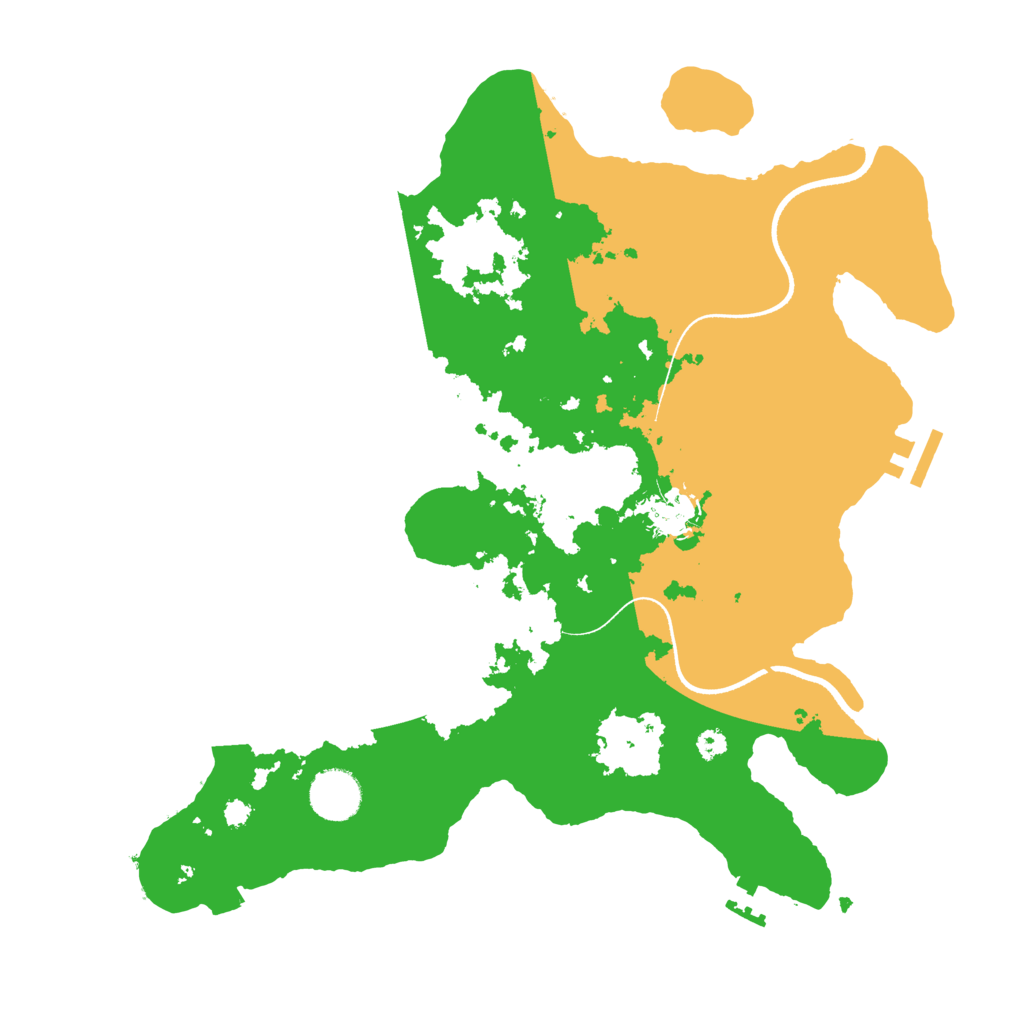 Biome Rust Map: Procedural Map, Size: 3500, Seed: 2114324950