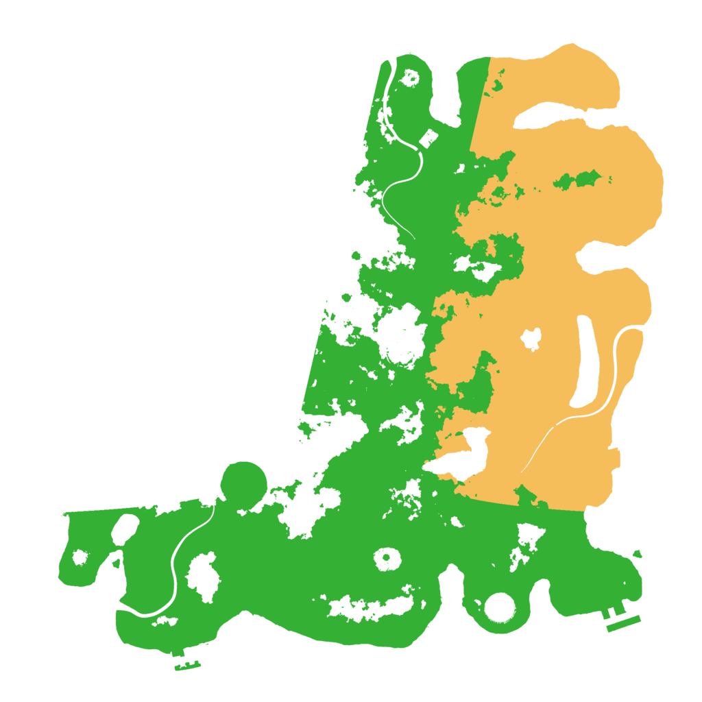 Biome Rust Map: Procedural Map, Size: 4096, Seed: 659466740