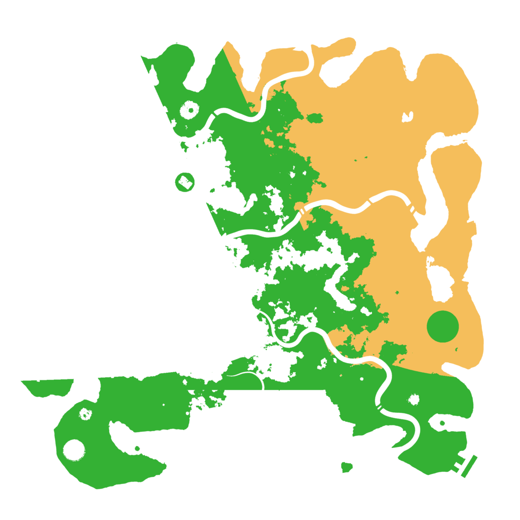 Biome Rust Map: Procedural Map, Size: 4300, Seed: 1902278665
