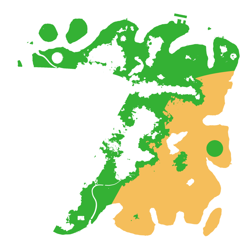 Biome Rust Map: Procedural Map, Size: 4000, Seed: 863792644